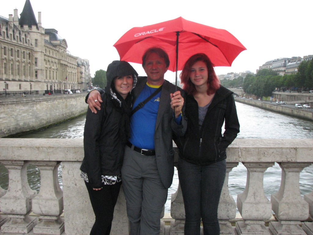 Paris in the rain.
