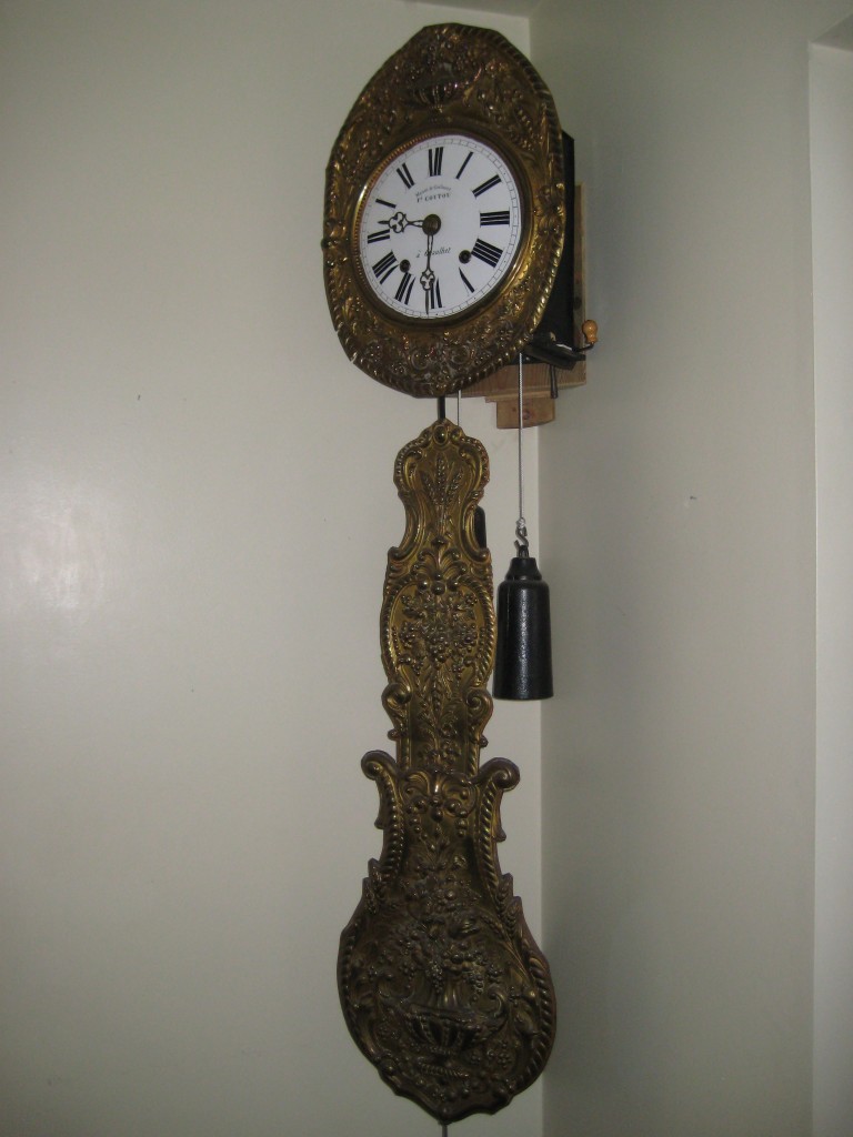 This is a French Morbier Pendulum Clock